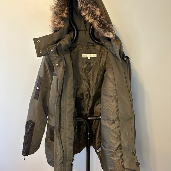 Cleo Ladies Petite Hooded Parka - Picture 8 of 9